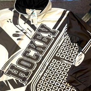 GOPOSTORE 3XL Hockey Lover 3D All Over Printed Full Zip Hoodie